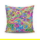 Husa de perna, NKRLNT-008, 43x43 cm, 50% Bumbac / 50% Poliester, Multicolor