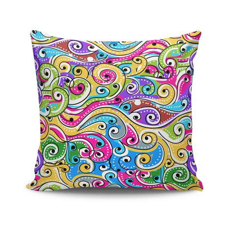 Husa de perna, NKRLNT-008, 43x43 cm, 50% Bumbac / 50% Poliester, Multicolor