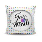 Husa de perna, NKRLNT-030, 43x43 cm, 50% Bumbac / 50% Poliester, Multicolor