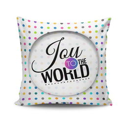 Husa de perna, NKRLNT-030, 43x43 cm, 50% Bumbac / 50% Poliester, Multicolor