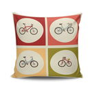 Husa de perna, NKRLNT-042, 43x43 cm, 50% Bumbac / 50% Poliester, Multicolor