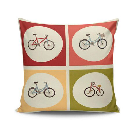 Husa de perna, NKRLNT-042, 43x43 cm, 50% Bumbac / 50% Poliester, Multicolor