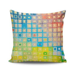 Husa de perna, NKRLNT-050, 43x43 cm, 50% Bumbac / 50% Poliester, Multicolor