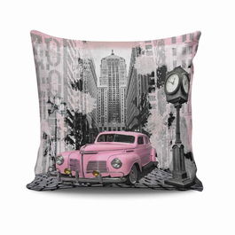 Husa de perna, NKRLNT-077, 43x43 cm, 50% Bumbac / 50% Poliester, Multicolor