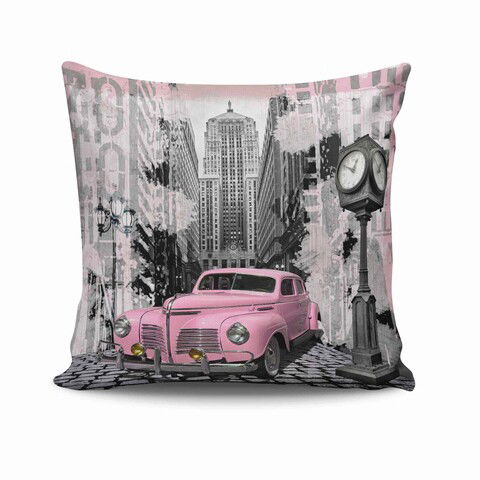 Husa de perna, NKRLNT-077, 43x43 cm, 50% Bumbac / 50% Poliester, Multicolor