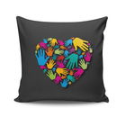 Husa de perna, NKRLNT-080, 43x43 cm, 50% Bumbac / 50% Poliester, Multicolor