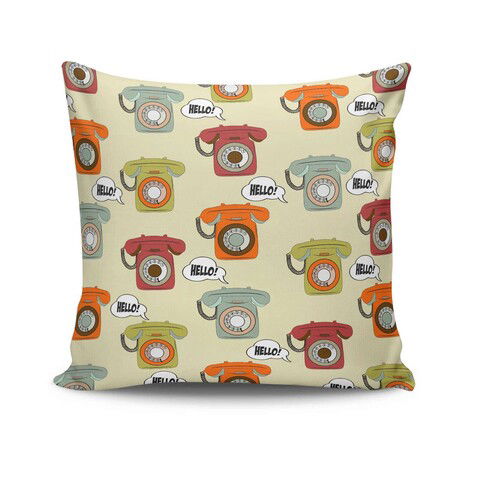 Husa de perna, NKRLNT-091, 43x43 cm, 50% Bumbac / 50% Poliester, Multicolor