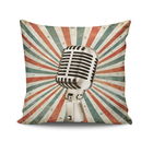 Husa de perna, NKRLNT-103, 43x43 cm, 50% Bumbac / 50% Poliester, Multicolor