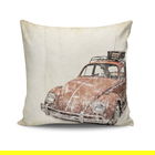Husa de perna, NKRLNT-104, 43x43 cm, 50% Bumbac / 50% Poliester, Multicolor