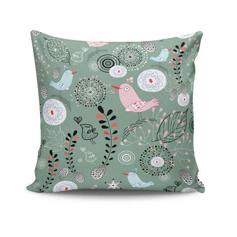 Husa de perna, NKRLNT-116, 43x43 cm, 50% Bumbac / 50% Poliester, Multicolor
