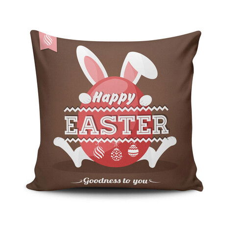 Husa de perna, EASKRL-11, 43x43 cm, 50% Bumbac / 50% Poliester, Multicolor