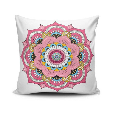 Husa de perna, MANDALA-10, 43x43 cm, 50% Bumbac / 50% Poliester, Multicolor