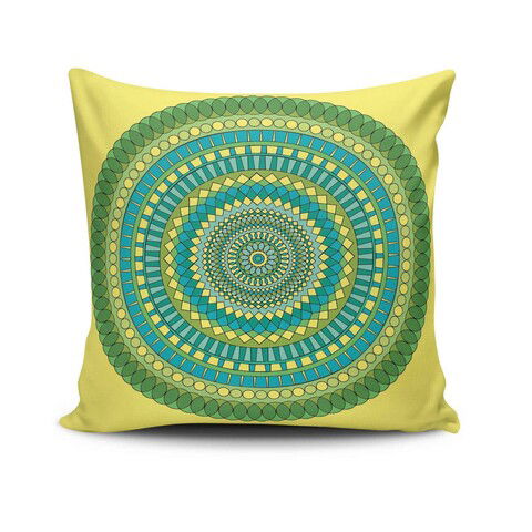Husa de perna, MANDALA-39, 43x43 cm, 50% Bumbac / 50% Poliester, Multicolor