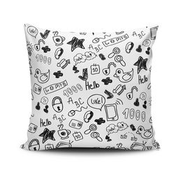 Husa de perna, NKLF-179, 43x43 cm, 50% Bumbac / 50% Poliester, Multicolor