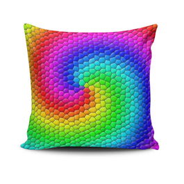 Husa de perna, NKLF-177, 43x43 cm, 50% Bumbac / 50% Poliester, Multicolor