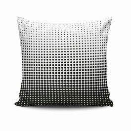 Perna decorativa, NKRLNT-206, 43x43 cm, 50% Bumbac / 50% Poliester, Multicolor