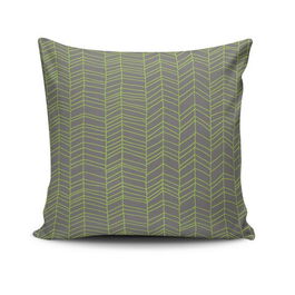 Perna decorativa, NKRLNT-212, 43x43 cm, 50% Bumbac / 50% Poliester, Multicolor