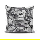 Perna decorativa, NKRLNT-218, 43x43 cm, 50% Bumbac / 50% Poliester, Multicolor