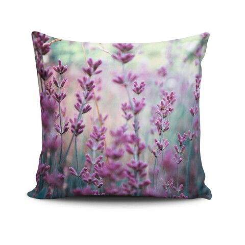 Perna decorativa, NKRLNT-224, 43x43 cm, 50% Bumbac / 50% Poliester, Multicolor