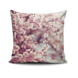 Perna decorativa, NKRLNT-227, 43x43 cm, 50% Bumbac / 50% Poliester, Multicolor