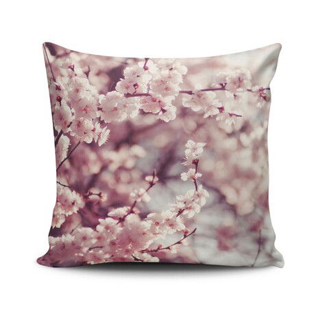 Perna decorativa, NKRLNT-227, 43x43 cm, 50% Bumbac / 50% Poliester, Multicolor
