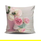 Perna decorativa, NKRLNT-250, 43x43 cm, 50% Bumbac / 50% Poliester, Multicolor