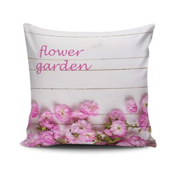 Perna decorativa, NKRLNT-251, 43x43 cm, 50% Bumbac / 50% Poliester, Multicolor