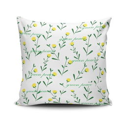 Perna decorativa, NKRLNT-260, 43x43 cm, 50% Bumbac / 50% Poliester, Multicolor