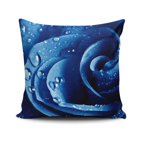 Perna decorativa, NKRLNT-270, 43x43 cm, 50% Bumbac / 50% Poliester, Multicolor