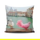 Perna decorativa, NKRLNT-272, 43x43 cm, 50% Bumbac / 50% Poliester, Multicolor