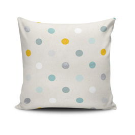 Perna decorativa, NKRLNT-273, 43x43 cm, 50% Bumbac / 50% Poliester, Multicolor