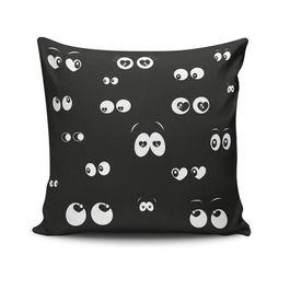 Perna decorativa, NKRLNT-293, 43x43 cm, 50% Bumbac / 50% Poliester, Multicolor