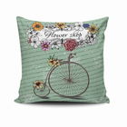 Perna decorativa, NKRLNT-296, 43x43 cm, 50% Bumbac / 50% Poliester, Multicolor