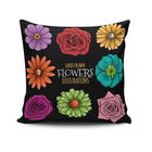 Perna decorativa, NKRLNT-318, 43x43 cm, 50% Bumbac / 50% Poliester, Multicolor