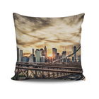 Perna decorativa, BRKRLNT-8, 43x43 cm, 50% Bumbac / 50% Poliester, Multicolor