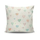 Perna decorativa, NKRLNT-007, 43x43 cm, 50% Bumbac / 50% Poliester, Multicolor