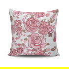 Perna decorativa, NKRLNT-016, 43x43 cm, 50% Bumbac / 50% Poliester, Multicolor
