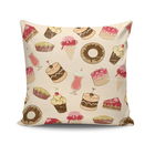 Perna decorativa, NKRLNT-028, 43x43 cm, 50% Bumbac / 50% Poliester, Multicolor
