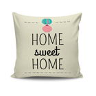 Perna decorativa, NKRLNT-033, 43x43 cm, 50% Bumbac / 50% Poliester, Multicolor