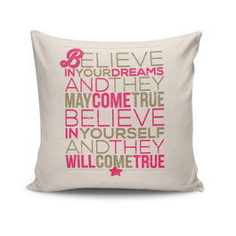 Perna decorativa, NKRLNT-037, 43x43 cm, 50% Bumbac / 50% Poliester, Multicolor
