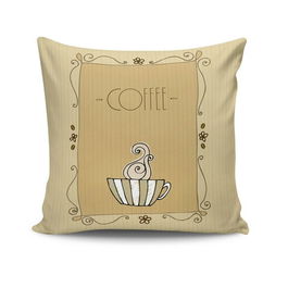 Perna decorativa, NKRLNT-040, 43x43 cm, 50% Bumbac / 50% Poliester, Multicolor
