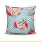 Perna decorativa, NKRLNT-043, 43x43 cm, 50% Bumbac / 50% Poliester, Multicolor
