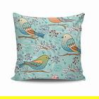 Perna decorativa, NKRLNT-049, 43x43 cm, 50% Bumbac / 50% Poliester, Multicolor