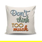 Perna decorativa, NKRLNT-067, 43x43 cm, 50% Bumbac / 50% Poliester, Multicolor