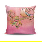 Perna decorativa, NKRLNT-076, 43x43 cm, 50% Bumbac / 50% Poliester, Multicolor