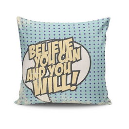 Perna decorativa, NKRLNT-092, 43x43 cm, 50% Bumbac / 50% Poliester, Multicolor