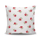 Perna decorativa, NKRLNT-094, 43x43 cm, 50% Bumbac / 50% Poliester, Multicolor