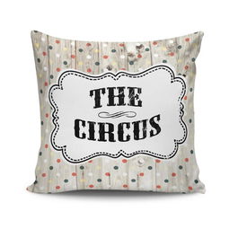 Perna decorativa, NKRLNT-096, 43x43 cm, 50% Bumbac / 50% Poliester, Multicolor
