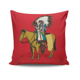 Perna decorativa, NTVKRLNT-3, 43x43 cm, 50% Bumbac / 50% Poliester, Multicolor