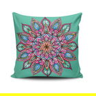 Perna decorativa, MANDALA-11, 43x43 cm, 50% Bumbac / 50% Poliester, Multicolor